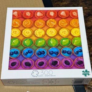 Buffalo Games "Rainbow Tarts" jigsaw puzzle Fruit 300 piece large